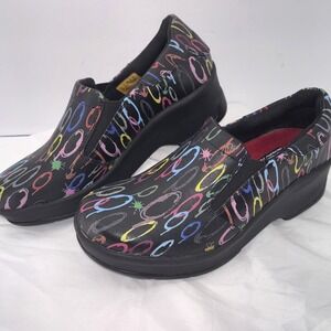 Skechers Relaxed Fit M Foam Work Clog Women's 9 Slip Resistant Multi Color NWOB